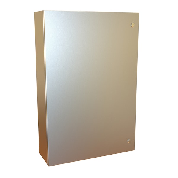 Hammond 304 Stainless Steel Electrical Enclosures, 36 in H, 8 in D, 24 in W, NEMA 4X, Hinged - EN4SD36248SS