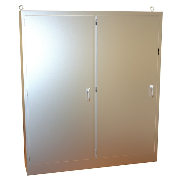 Hammond Stainless Steel Electrical Enclosures, 90.13 in H, 18.13 in D, 79 in W, NEMA 4X, Lift Off Hinged - 2UHD907918N4SS
