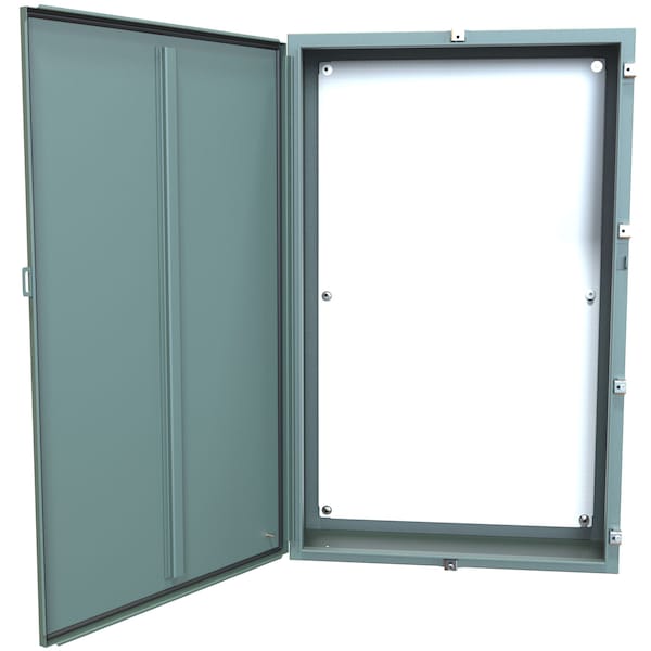 Hammond Steel Electrical Enclosures, 48 in H, 10 in D, 30 in W, NEMA 4, Hinged - 1418N4R10