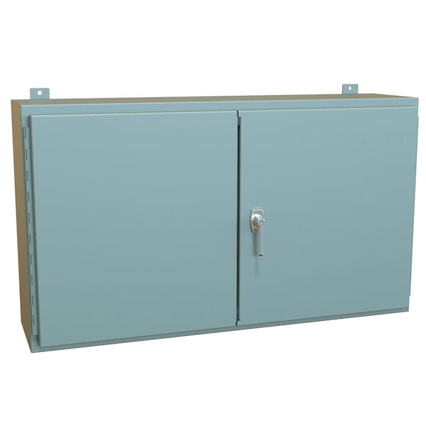Hammond Steel Electrical Enclosures, 24 in H, 10 in D, 42 in W, NEMA 12, Hinged - 1422P10