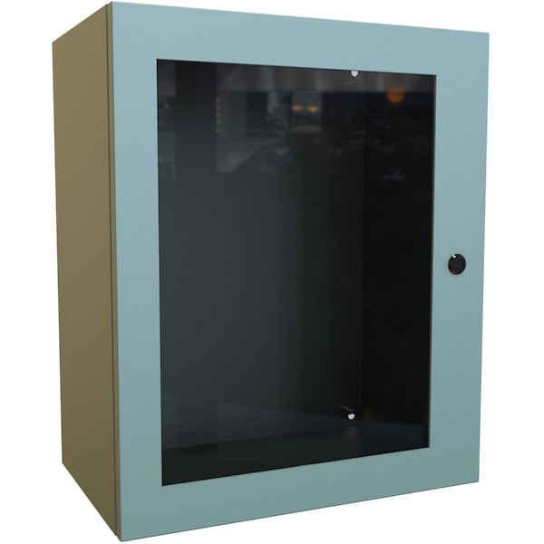 Hammond Steel Electrical Enclosures, 24 in H, 12 in D, 20 in W, NEMA 4, Hinged - EN4SD242012WGY