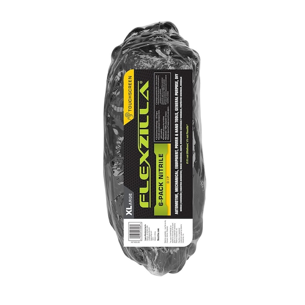 Guantes Flexzilla FZ Nitrilo XL 6 piezas - GC100XL-6X