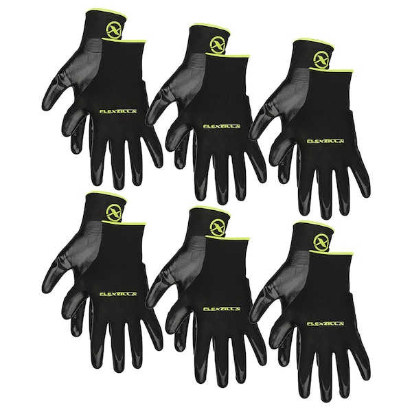 Guantes Flexzilla FZ Nitrilo XL 6 piezas - GC100XL-6X