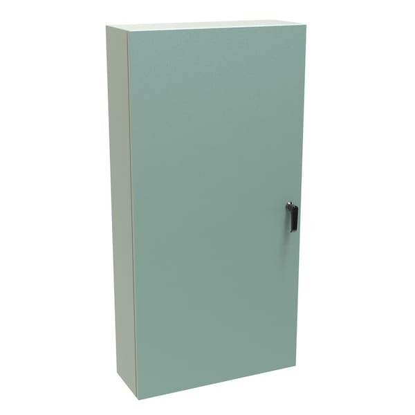 Hammond Steel Electrical Enclosures, 48 in H, 8 in D, 24 in W, NEMA 4, Hinged - EN4SD48248GY