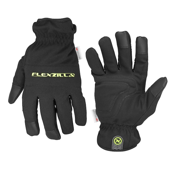 Guantes Flexzilla FZ de Alto Índice de Destreza, Uso General de Invierno, XL - GH500XL