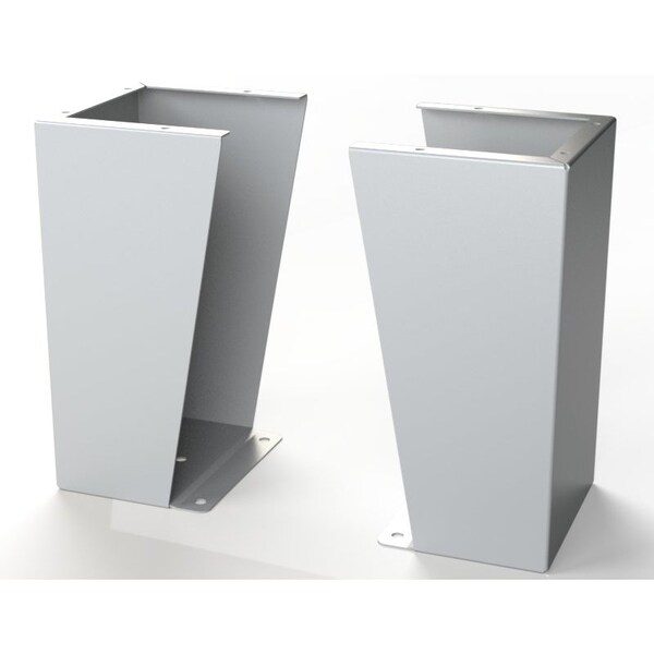 Saginaw Control & Engineering Floor Stand Kit, 18 in. H x 10 in. W x 9.12 in. L, Carbon Steel, 1 PR - SCE-FK1810LG