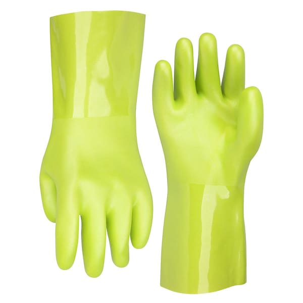 Guantes de limpieza Flexzilla Pro FZP HD con puño largo de PVC L - GC500PL