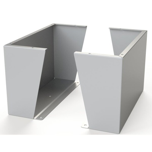 Saginaw Control & Engineering Floor Stand Kit, 15 in. H x 24 in. W x 9.12 in. L, Carbon Steel, 1 PR - SCE-FK1524LG