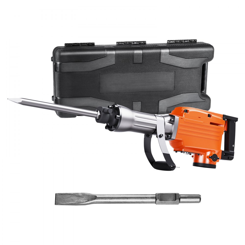 VEVOR Demolition Jack Hammer Concrete Breaker 2200W Electric Hammer 2 Chisel Bits - DXDHYCPZJZKJ1XQ8GV1