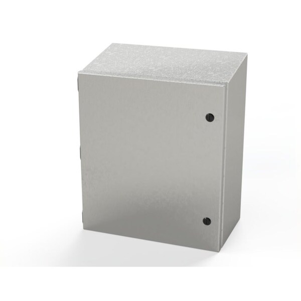 Saginaw Control & Engineering Stainless Steel Electrical Enclosures, 16 in H, 8 in D, 14 in W, NEMA 3R, 4, 4X, 12, 13, Hinged - SCE-16148ELJSSST