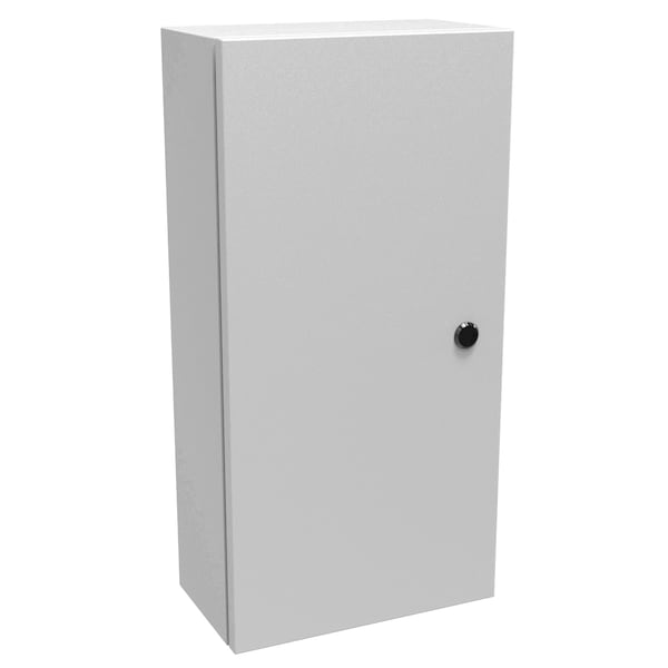 Hammond Steel Electrical Enclosures, 24 in H, 6 in D, 12 in W, NEMA 4, Hinged - EN4SD24126LG