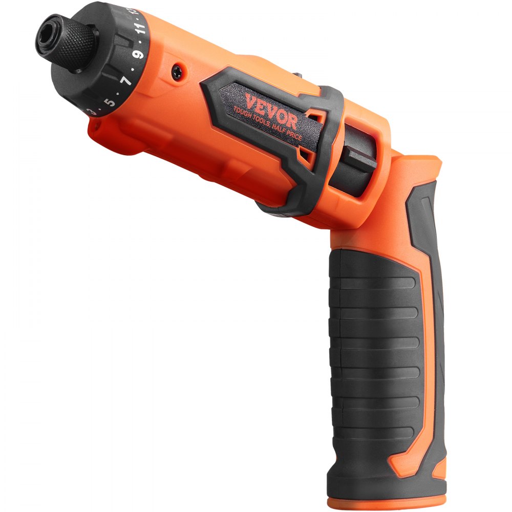 VEVOR Cordless Screwdriver, 4V 7Nm Electric Screwdriver Rechargeable Set with 11 Accessory Kit and Charging Cable, LED Light Dual Position Handle, Nut Drivers Magnetic Bit Holder Tool Kit Home Repair - DDLSDWSYSDJNMIOUNV9