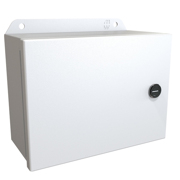 Hammond Steel Electrical Enclosures, 6 in H, 3-1/2 in D, 8 in W, NEMA 4, Hinged - EJ683LG