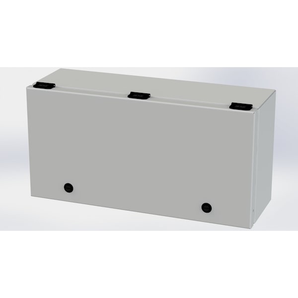 Saginaw Control & Engineering Carbon Steel Electrical Enclosures, 9 in H, 6 in D, 18 in W, NEMA 3R, 4, 12, 13, Hinged - SCE-L9186ELJLG