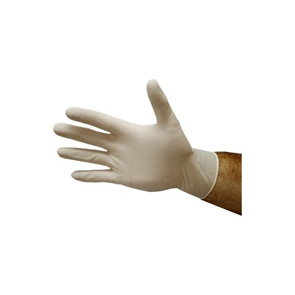 Corporación Neogen Ideal, Guantes Desechables de Látex, 4 mil de Espesor en la Palma, Látex, Sin Polvo, L, Paquete de 100 - AT300PF-L