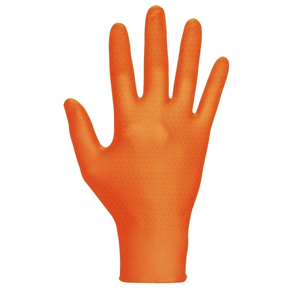 Guante de Nitrilo con Agarre 3D Astro-Grip de Seguridad Sas, Tamaño Mediano, Paquete de 10 Cajas, 100/Caja 1000 Guantes en Total, 1000PK - 66472