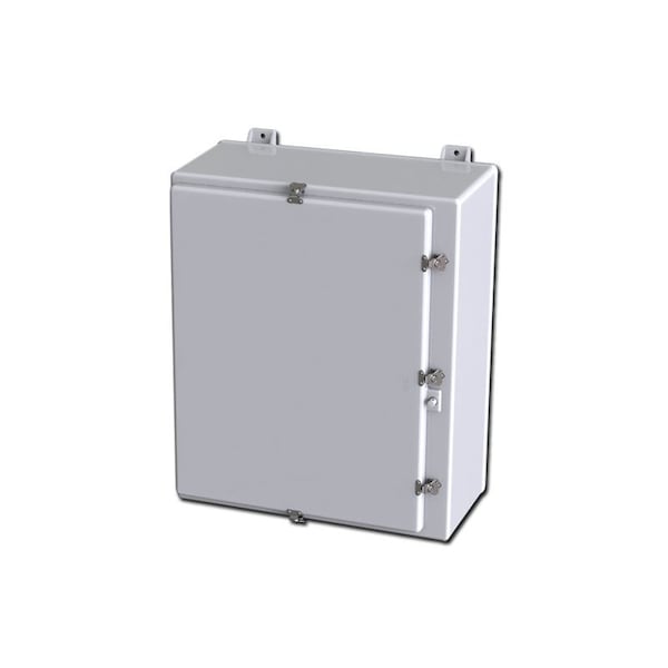Saginaw Control & Engineering Fiberglass Reinforced Polyester Electrical Enclosures, 33.41 in H, 13.79 in D, 26.28 in W, Hinged - SCE-30H2414QFGLP