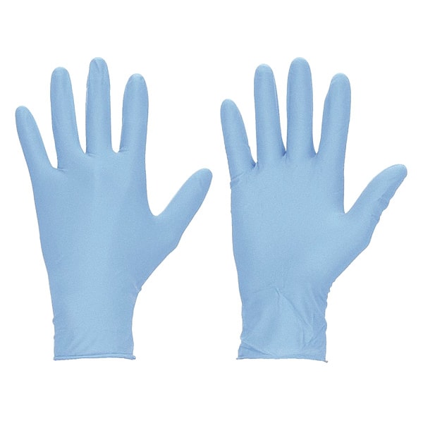 Mcr Safety DuraShield 6001, Guantes desechables Durashield, 4 mil Palm, Nitrilo, sin polvo, 3XL (12), 100 piezas - 6001XXXL