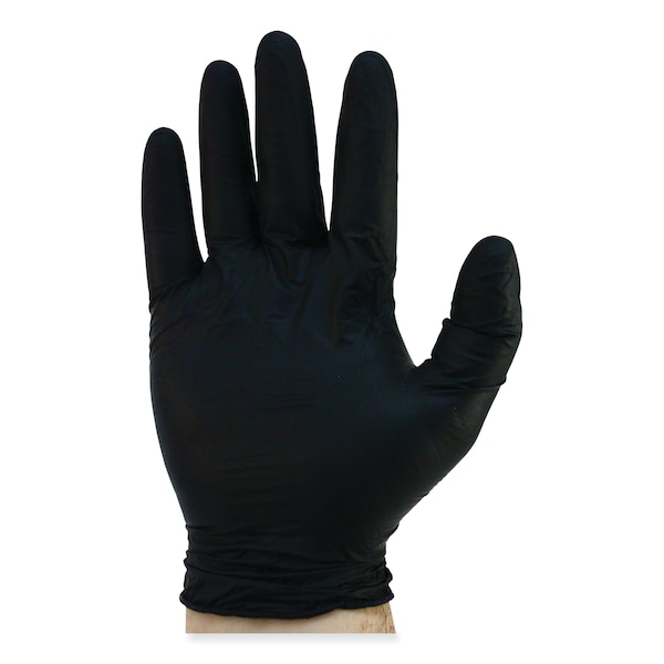Safety Zone ProGuard, Guantes Desechables de Nitrilo, Nitrilo, L, 1000 Pzas, Negro - GNPR-LG-BK