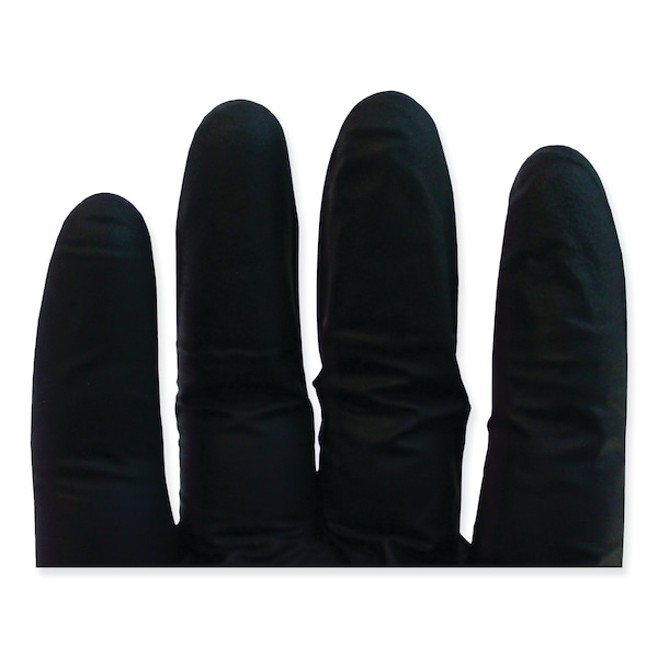 Safety Zone ProGuard, Guantes Desechables de Nitrilo, Nitrilo, L, 1000 Pzas, Negro - GNPR-LG-BK