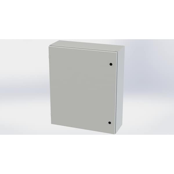 Saginaw Control & Engineering Carbon Steel Electrical Enclosures, 36 in H, 10 in D, 30 in W, NEMA 3R, 4, 12, 13, Hinged - SCE-36EL3010LPLG