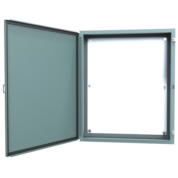 Hammond Steel Electrical Enclosures, 36 in H, 8 in D, 30 in W, NEMA 12, Hinged - 1418M8