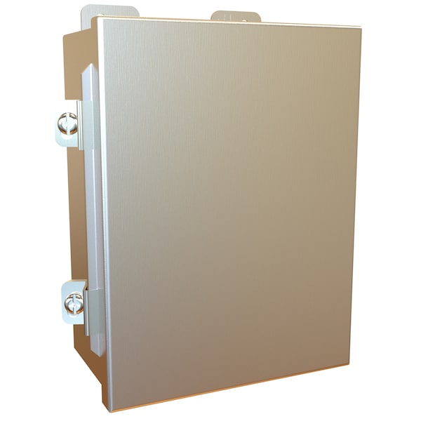 Hammond 304 Stainless Steel Electrical Enclosures, 8 in H, 3-1/2 in D, 6 in W, NEMA 4X, Lift Off - 1414N4SSG