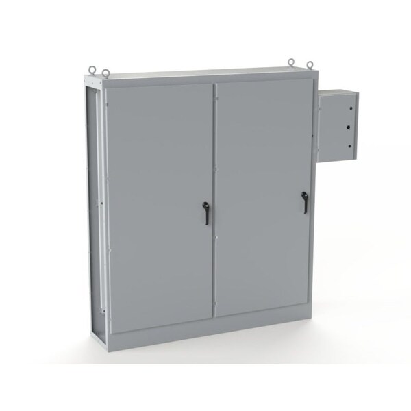 Saginaw Control & Engineering Carbon Steel Electrical Enclosures, 90 in H, 18 in D, 78-3/4 in W, NEMA 3R, 12, 13, Hinged - SCE-90XRR2D18