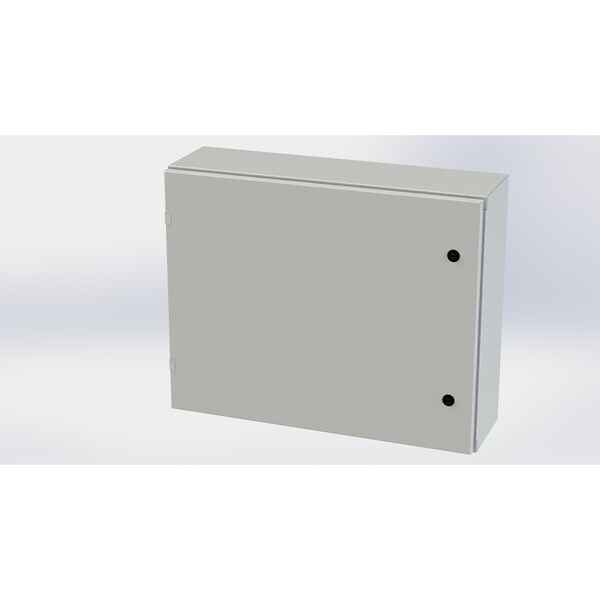 Saginaw Control & Engineering Carbon Steel Electrical Enclosures, 24 in H, 8 in D, 30 in W, NEMA 3R, 4, 12, 13, Hinged - SCE-24EL3008LPLG