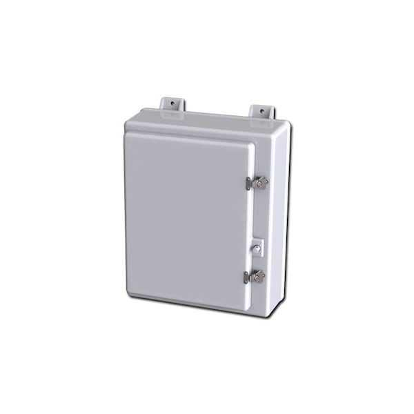 Saginaw Control & Engineering Fiberglass Reinforced Polyester Electrical Enclosures, 22-3/4 in H, 7.77 in D, 16.87 in W, Hinged - SCE-20H1608QFGLP