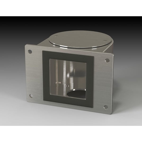 Saginaw Control & Engineering Wall Bracket Adaptor, 5.87 in. H x 7.54 in. W x 5.12 in. L, 304 Stainless Steel - SCE-SASWMA