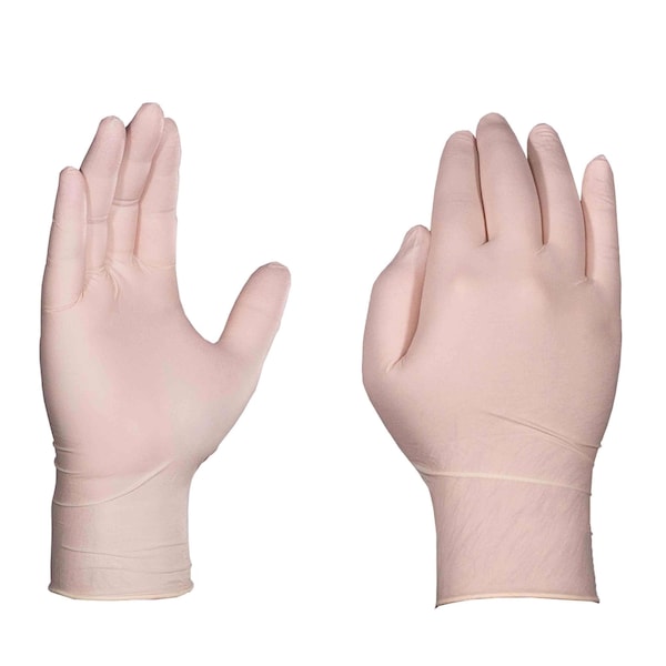 Ammex AMMEX PRO, Guantes de Examen de Látex, 4 mil Palm, Látex, Sin Polvo, L, 1000 paquetes, Marfil - GPPFT46100