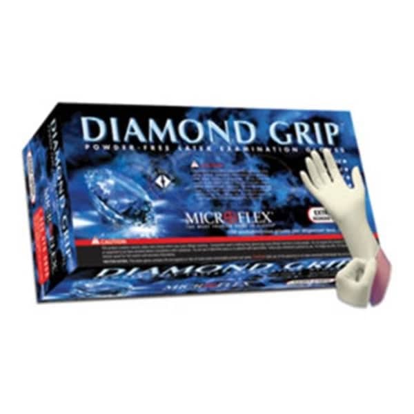 Ansell Diamond Grip, Guantes Desechables de Látex, Látex, XL, Paquete de 100, Color Beige - MFXMF300XL