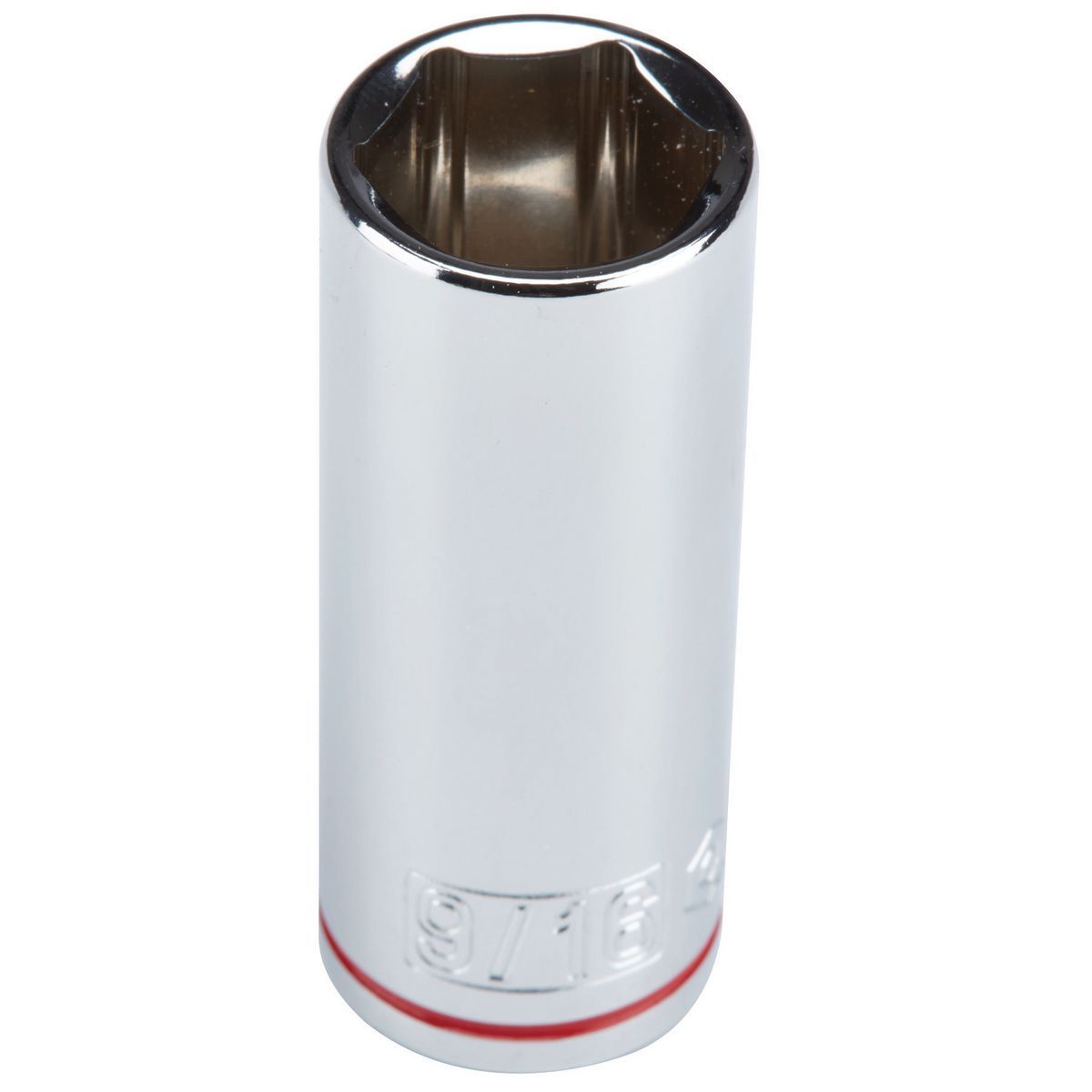 Juego de llaves de vaso de 1/4 de pulgada Quinn SAE de cromo profundo, 10 piezas - 64207