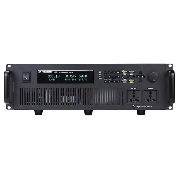 B&K Precision AC Power Supply, 110/220V AC, 300V AC, 1500W, 12A - 9805