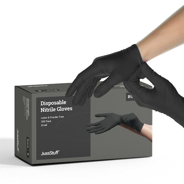 Guantes desechables de nitrilo Jussstuff, nitrilo, S, 50 piezas - JS-OJN100046