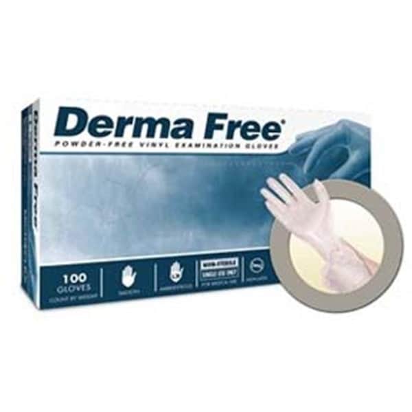 Guantes desechables de vinilo Ansell, vinilo, sin polvo, talla L, transparente - MFX-DF850L