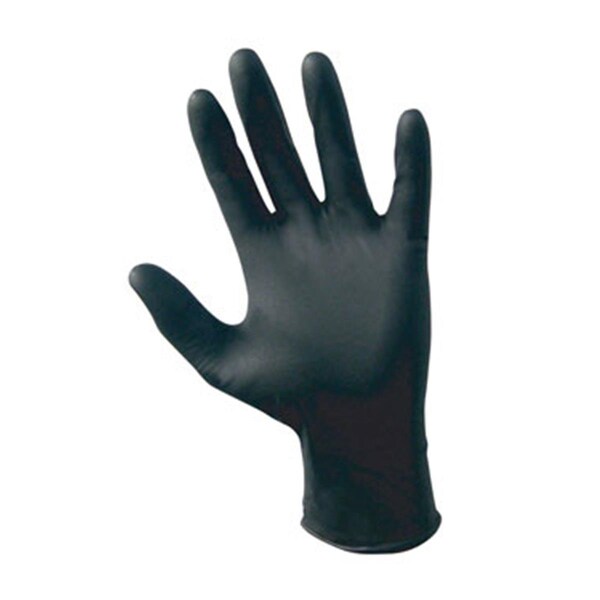Herramienta Time Raven, Guantes Desechables de Nitrilo, Nitrilo, Sin Polvo, 23645, Negro - TO3323645