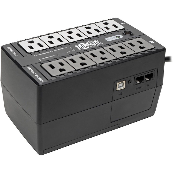Tripp Lite UPS System, 550VA, Standby, Out: 110/115/120V In: 120V AC - TRPECO550UPS