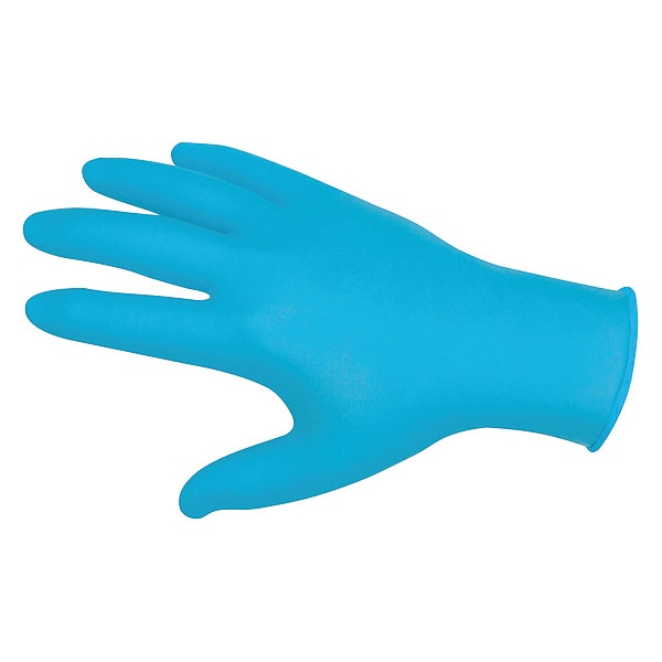 Mcr Safety Nitri-Med6010, Guantes Desechables de Grado Médico, 4.5 mil Palm, Nitrilo, Sin Polvo, L, Paquete de 1000 - 6010L