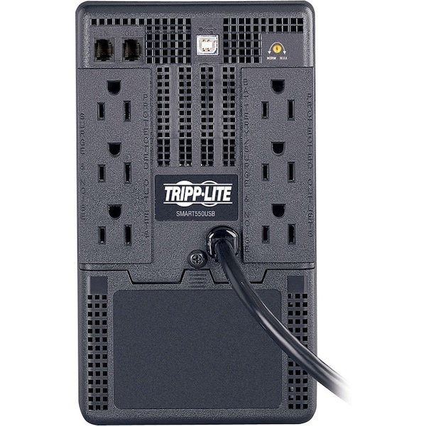 Tripp Lite UPS System, 550VA, Line Interactive, Out: 110/115/120V In: 120V AC - TRPSMART550USB