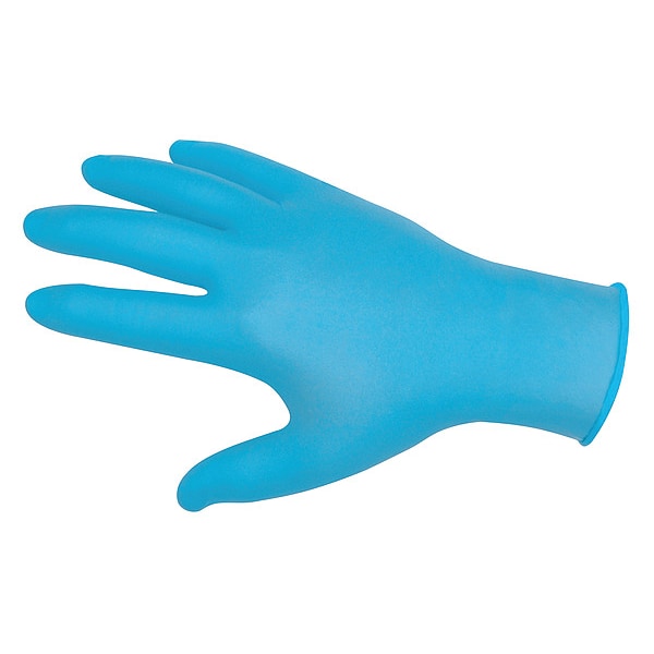 Mcr Safety VitriShield 7010, Guantes Desechables VitirShield, 4 mil de Palma, Nitrilo/Vinilo, Sin Polvo, Talla L, 1000 Paquete - 7010L