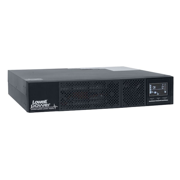 Lowell On-Line UPS, 3000VA, Online/Double Conversion, Out: 120V AC In: 50 to 150V AC - UPS9A-3000