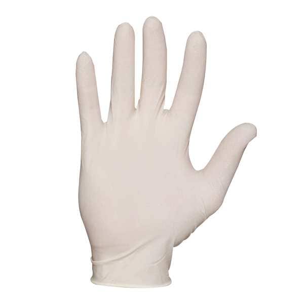 Ansell E-Grip, Guantes de Exámen, 5.1 mil Palma, Látex de Caucho Natural, Sin Polvo, XL, 100 Piezas, Beige - L974