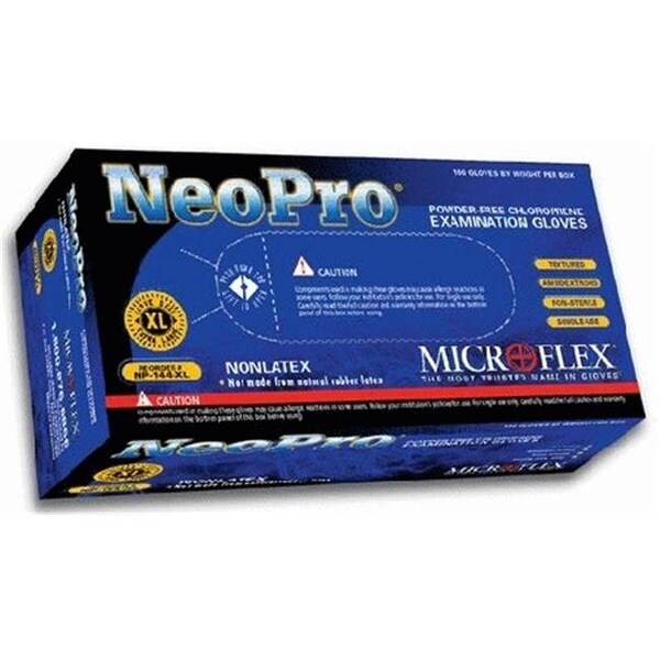 Ansell NeoPro, Guantes desechables de neopreno, mezcla de cloropreno, S, verde - MFX-NPG888S