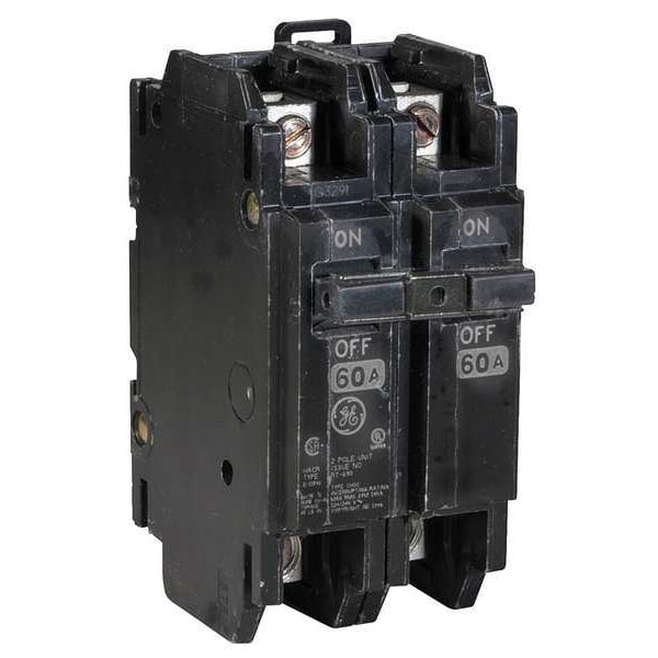 Ge Miniature Circuit Breaker, THQC Series, 40A, 2 Pole, 120/240V AC, 10kA at 120/240V AC - THQC2140WL