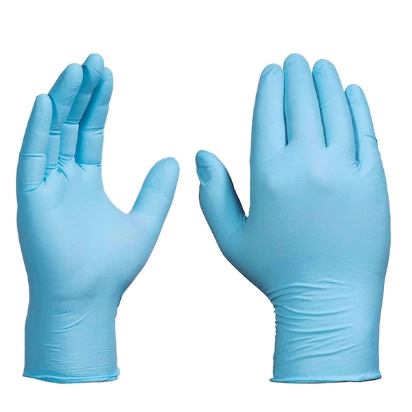 Guantes Desechables de Nitrilo Gloveworks, 5 mil Palma, Nitrilo, 2XL, 1000 piezas, Azul - INPF49100
