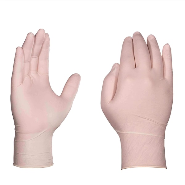 X3 LX3, Guantes desechables de látex, 3 mil Palm, Látex, sin polvo, XL, 1000 unidades, Marfil - LX348100