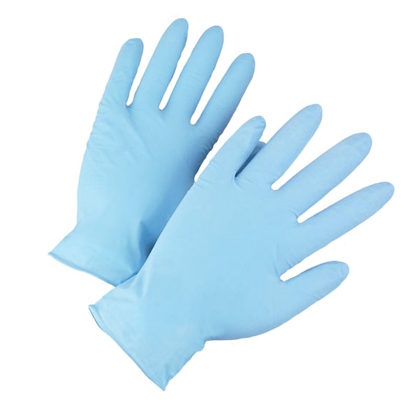 Guantes desechables de nitrilo West Chester Protective Gear, nitrilo, L, 100 piezas, azules - 2910/L