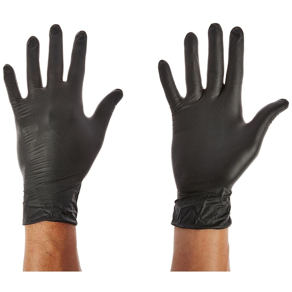 Guantes desechables de nitrilo Ansell, nitrilo, sin polvo, S, Negro - 748-MK-296-S